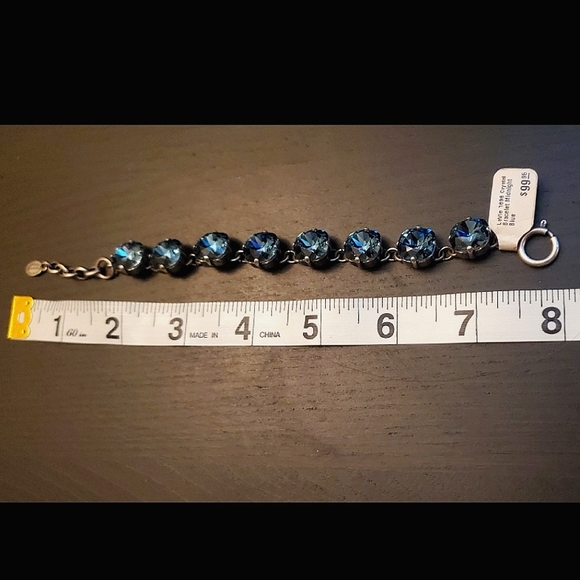 LaVie Crystal Bracelet Midnight Blue - Picture 4 of 4